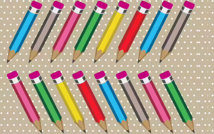 Craft Ideas for Toddlers - Pencil Eraser Art Pencil Eraser Art