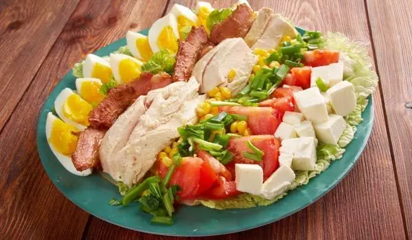 Cobb Salad Recipes - Turkey Cobb Salad