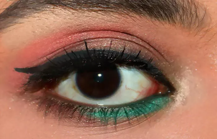 Summer Makeup - Step 6: Add Color To Lower Lash Line