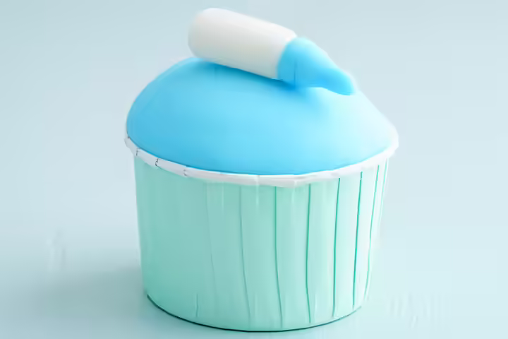 Baby Bottle Cupcakes for Baby Shower Baby Bottle Cupcakes for Baby Shower
