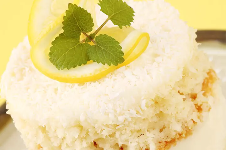 Coconut Lemon cake for Baby Shower