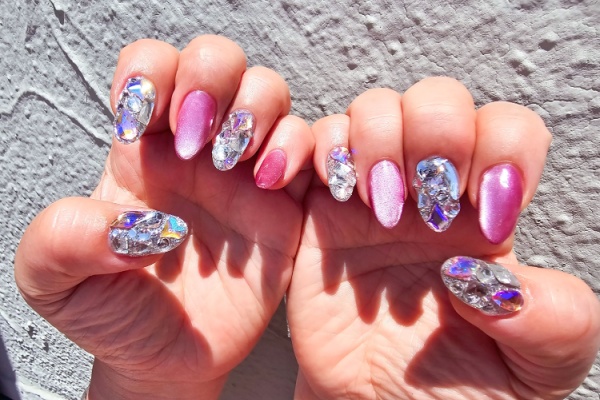 Diamond Rhinestone Nail Art