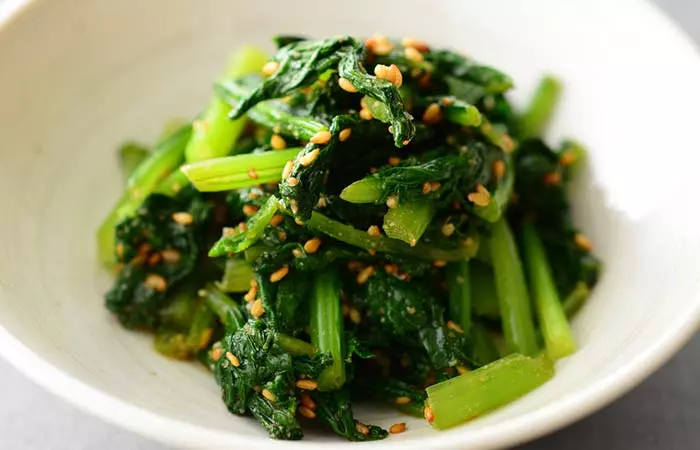 Melting Mustard Greens Asian Style!