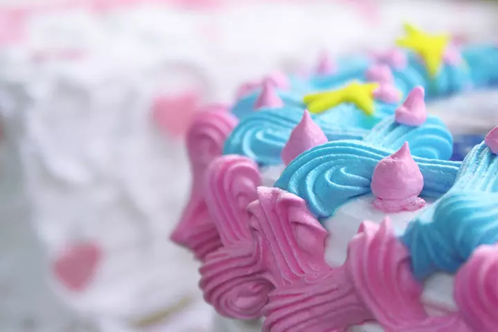 Pink Swirl Cake For Baby Shower Girl