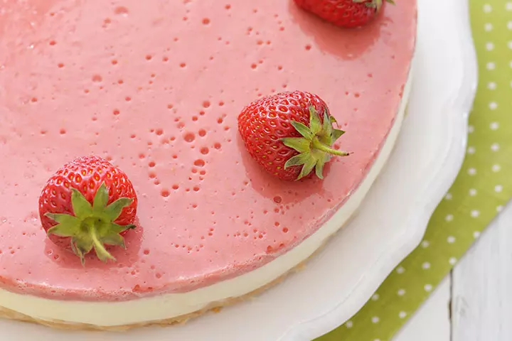 Baby Shower Strawberrilicious Cheesecake