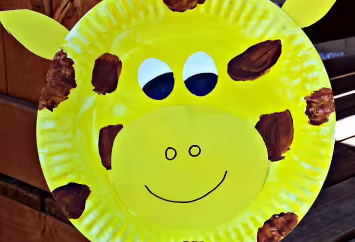 Paper Plate Crafts For Kids - giraffe paper plate crafts giraffe-paper-palte-crafts-kids