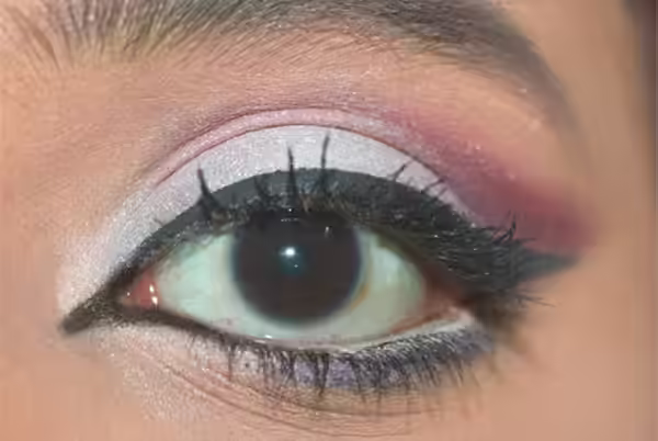 Chinese Eye Makeup - Step 8 inner corner of the eye