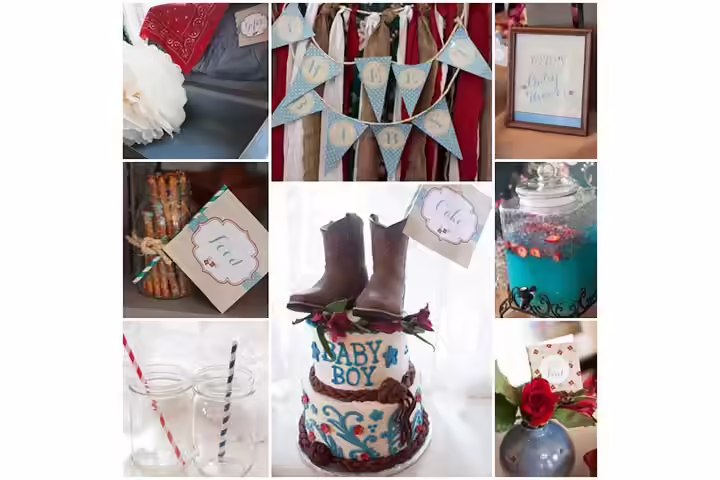Baby Shower Decoration Ideas - cowboy theme cowboy theme