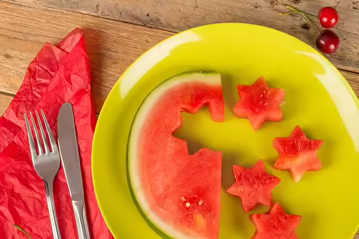 Snacks For Preschoolers - Fruit Bites fruit bites