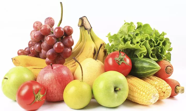 fruits and vegetables