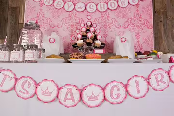 Baby Shower Decoration Ideas - princess theme princess theme