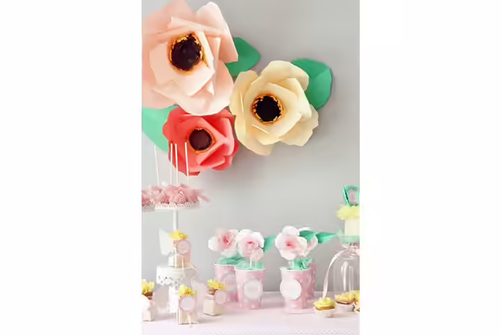 Baby Shower Decoration Ideas - flower theme flower theme