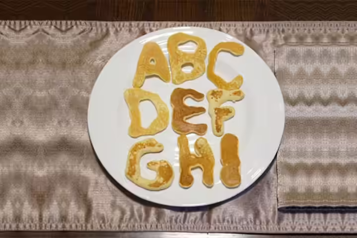 Learning Activities For Toddlers - pancake d words pancake d words