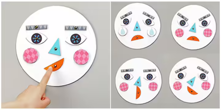 Learning Activities For Toddlers - emotions board emotions board