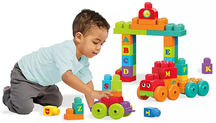 Fisher Price ABC Learning Train Mega Bloks