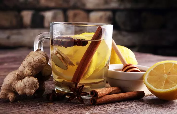 Ginger And Cinnamon Tea