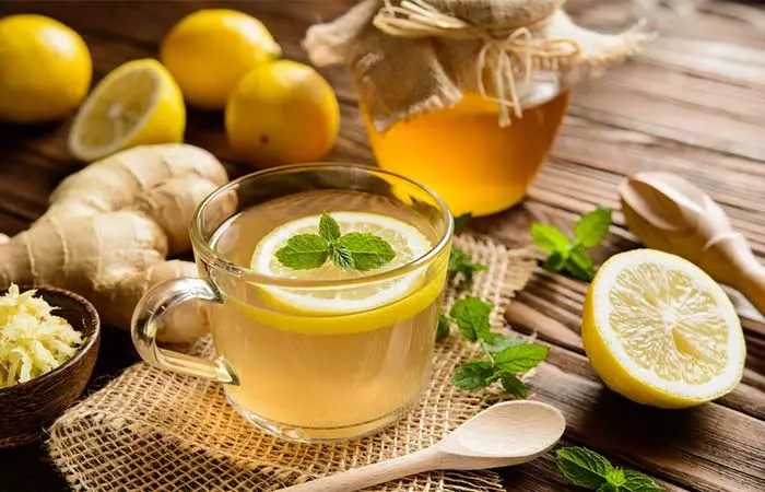 Ginger And Lemon Tea