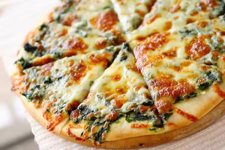 Spinach Pizza Spinach Pizza