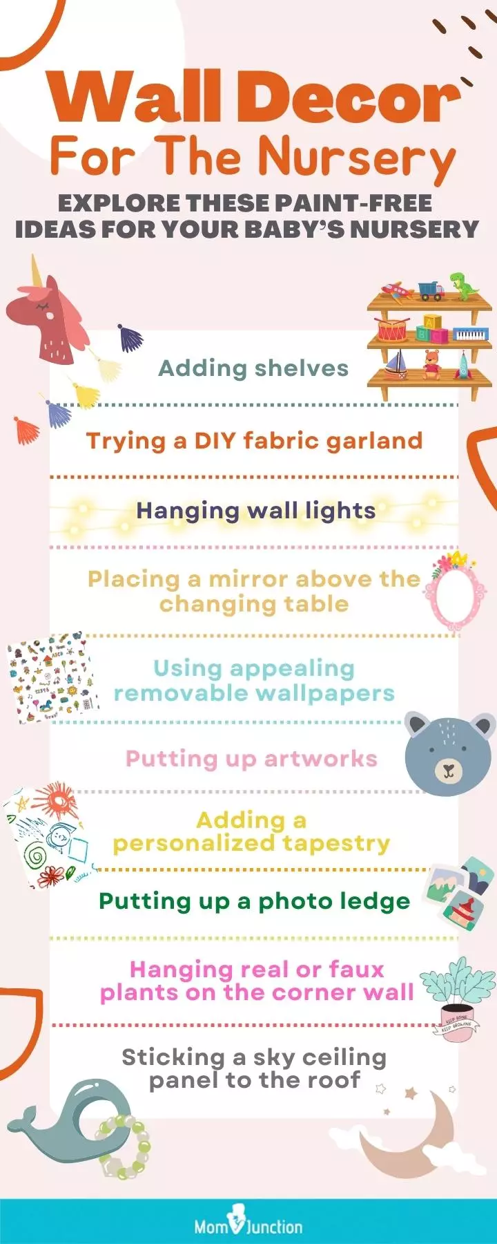 wall decor for the nursery [infographic]