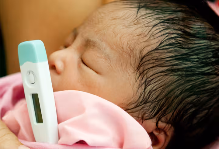 Flu In Babies baby