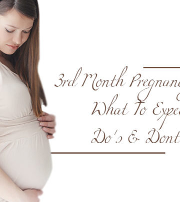 3rd Month Pregnancy Care - What To Expect, Do