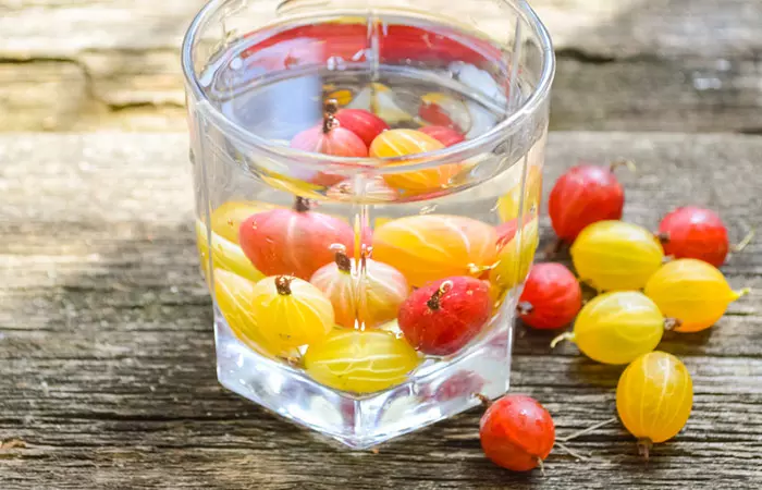 Infused Water Recipes - Gooseberry Cumin Infused Water