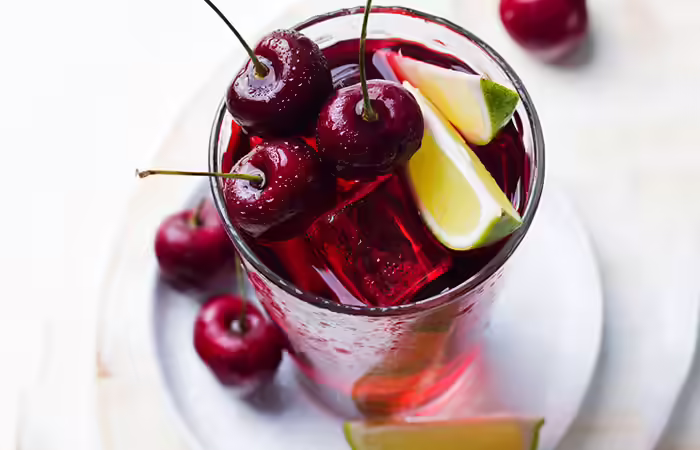 Infused Water Recipes - Cherry Lime Infused Water Infused Water Recipes - Cherry Lime Infused Water