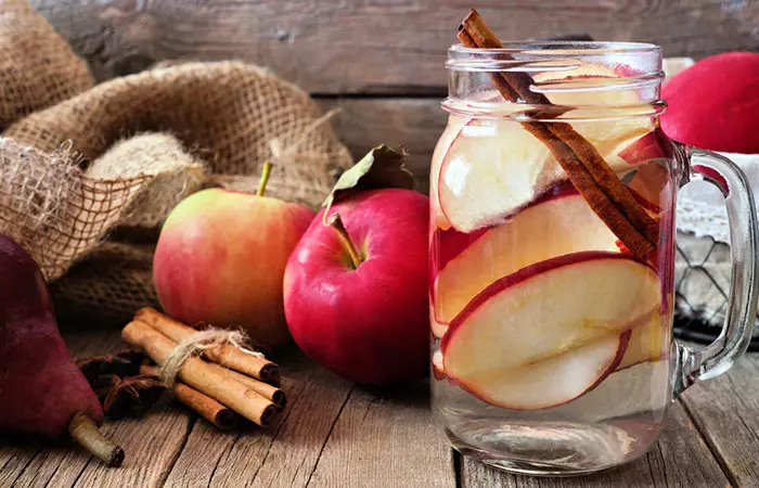 Infused Water Recipes - Apple Cinnamon Infused Water