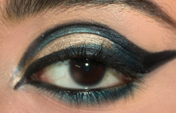 Cut Crease Arabic Eye Makeup Tutorial (8) Cut Crease Arabic Eye Makeup Tutorial (8) - Arabic Eye Makeup