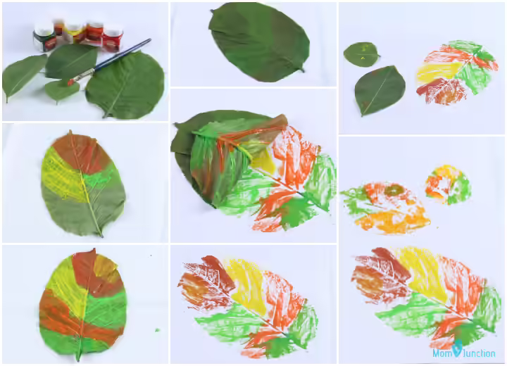 Leaf prints Leaf prints