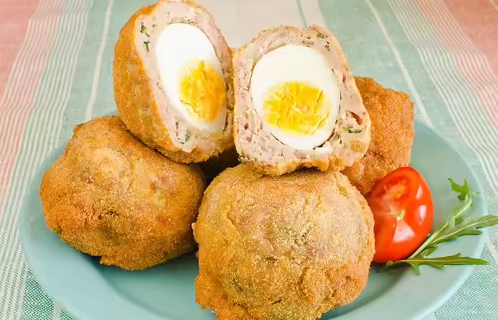 Sanjeev Kapoor Egg Recipes - Cheesy Scotch Eggs Image: Shutterstock