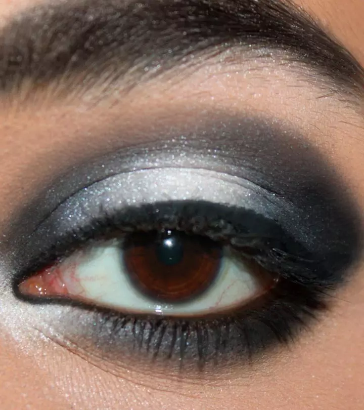 Stunning Black And White Eye Makeup Tutorial – With Detailed Steps And Pictures_image