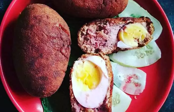 Scotch Egg Recipes - Beetroot And Carrot Scotch Eggs