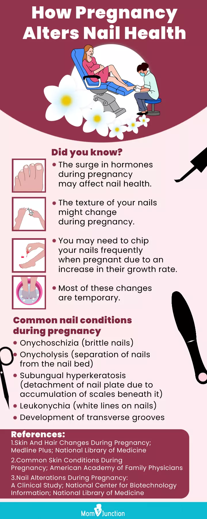 pedicure during pregnancy [infographic]