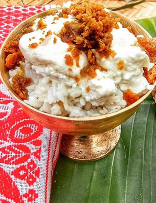 Jol paan is an east Indian vegetarian breakfast food Jol paan is an east Indian vegetarian breakfast food