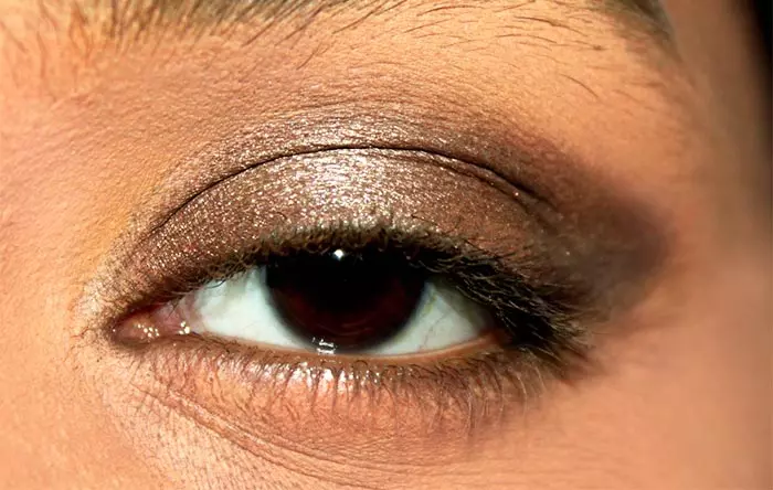 Step 2 of Kajol eye makeup