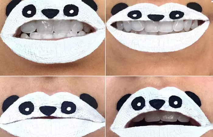 Panda-Lip-Art