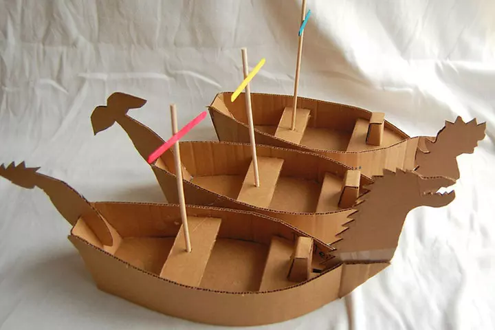 ship from a cardboard