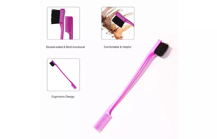 Festnight Eyebrow Brush & Eyelash Comb