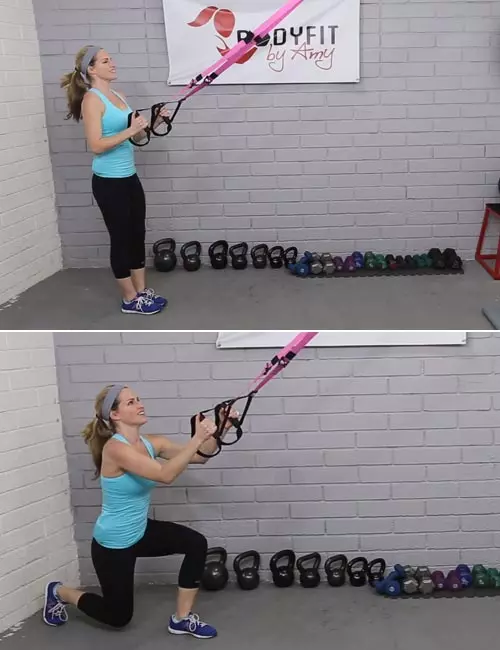 TRX Back Lunges