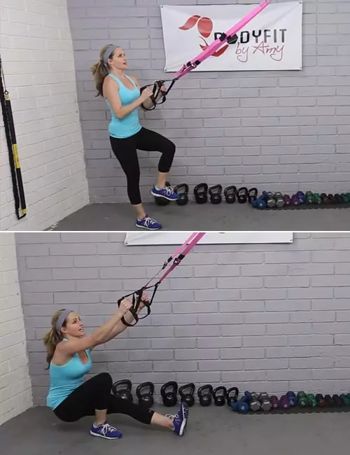 TRX One-Legged Squats