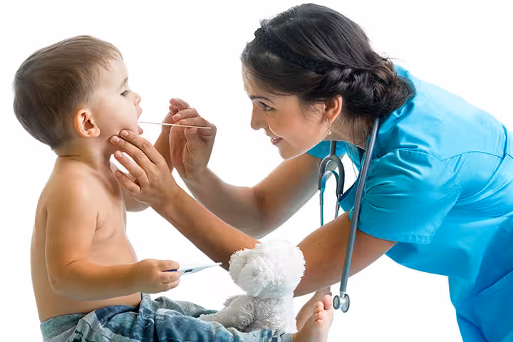 sore throat in toddlers