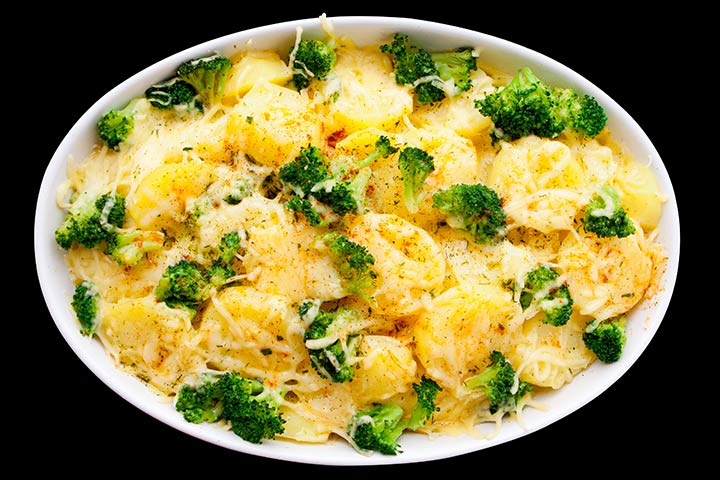 Broccoli and Gruyère gratin