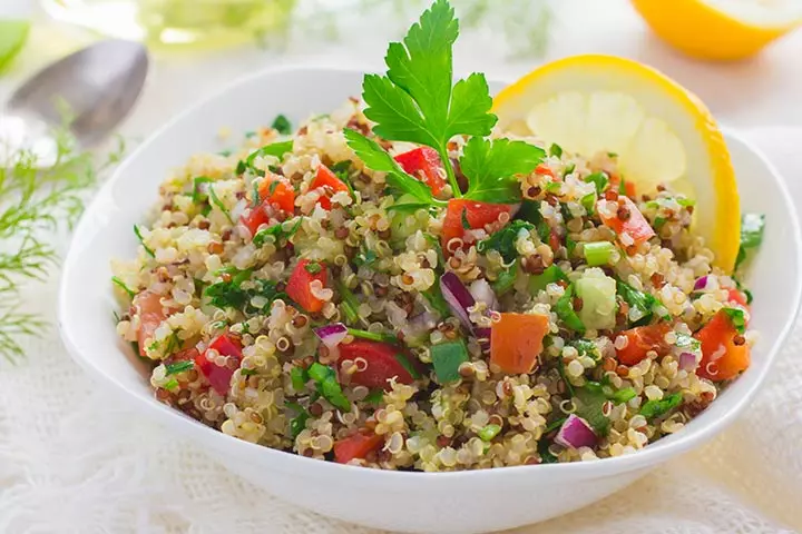 Instant Pot with quinoa and veggies