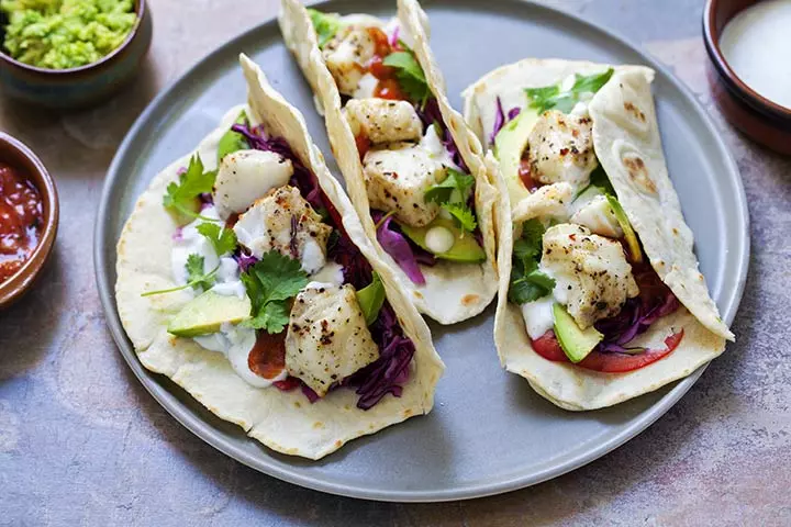 Kid-friendly fish tacos