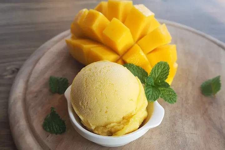 Mango ice cream