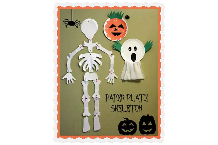 Skeleton From Paper Plates