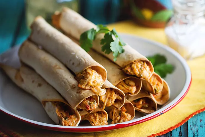 Sweet potato taquitos