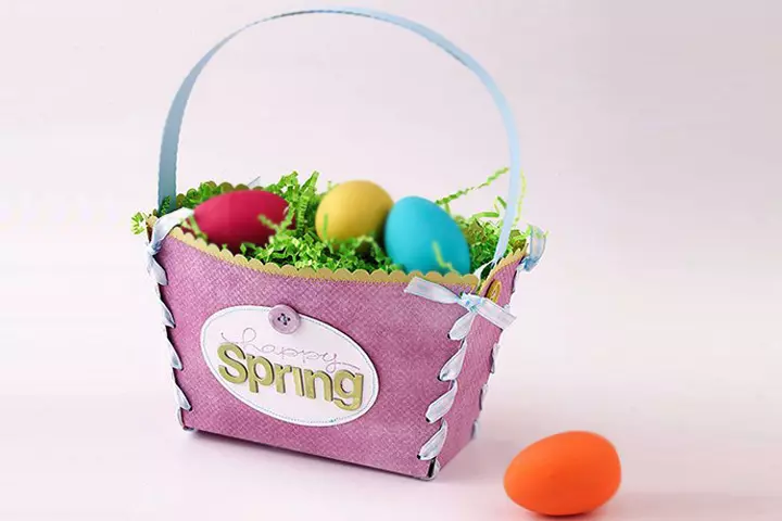 Easter Basket Using Junk