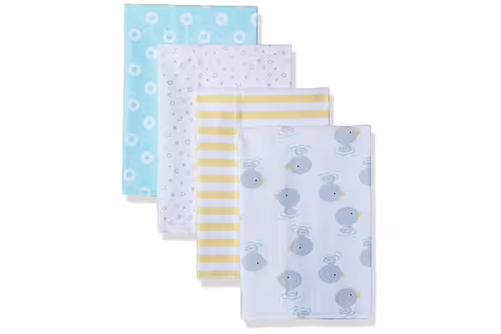 Gerber Baby 4-Pack Flannel Burp Cloth